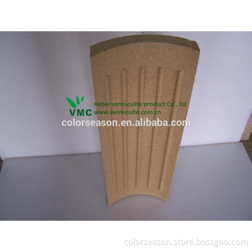 Vermiculite fire panel insulation bricks for furnace lining